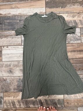 BCBGeneration Olive Midi T-Shirt Dress